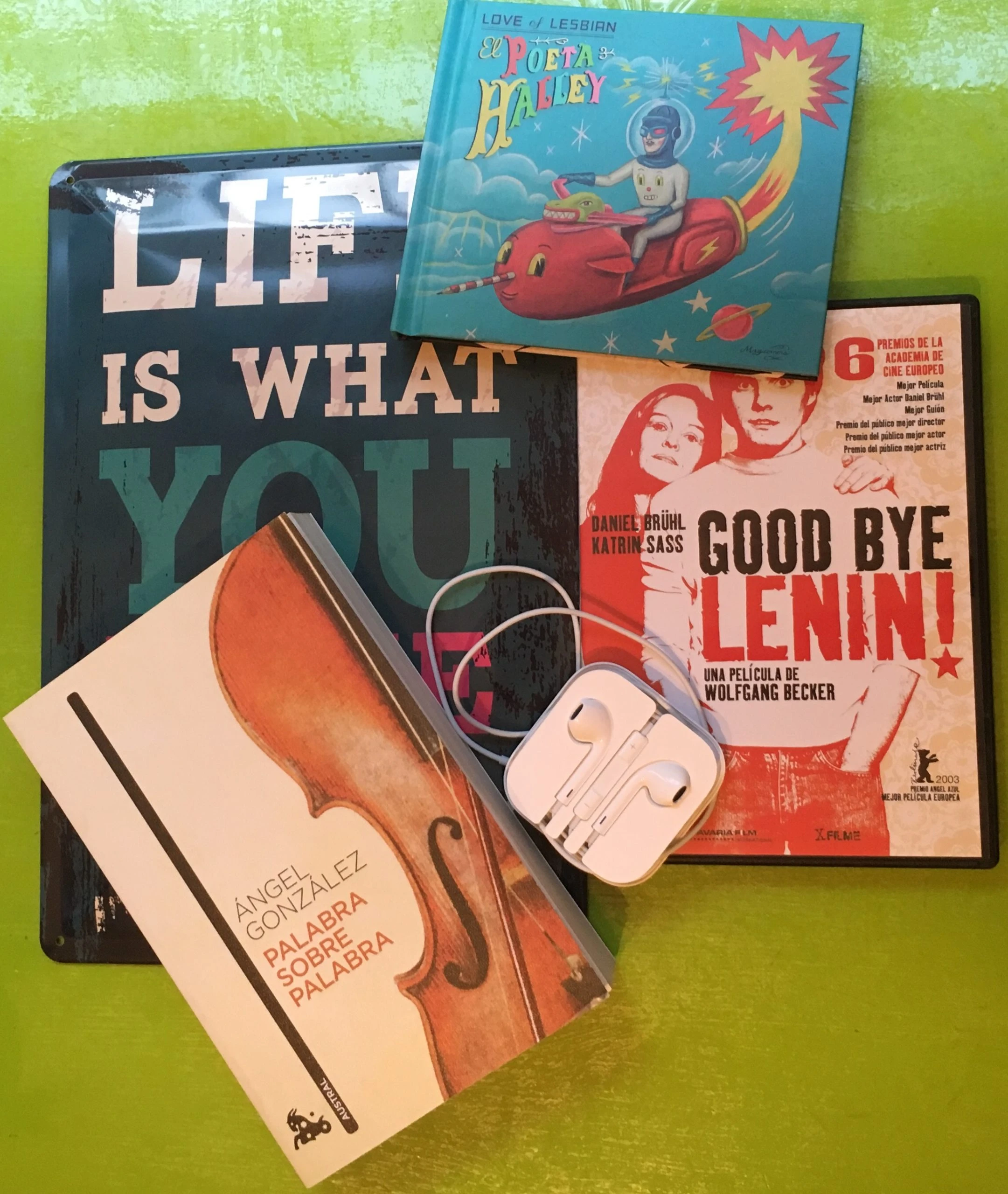 Libros, películas y música