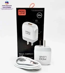Cargador 20W MCR-016 Moq Lonie Tipo C