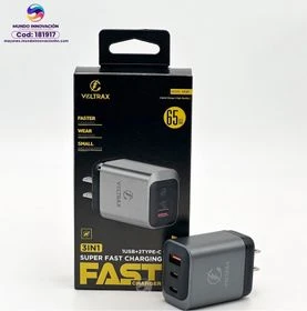 Base de Carga 65W Voltrax 3 en 1