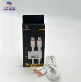 Cable Voltrax 120W Tipo C a Tipo C