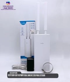 Repetidor Cudy 867MBPS Dual Band RE1200 para Exterior