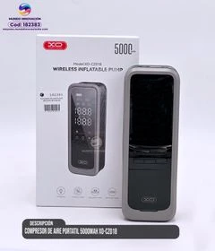 Compresor de Aire Portaril 5000MAH XO-CZ018