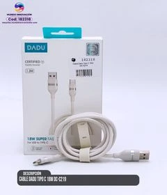 Cable DADU TIPO C 18W DC C219