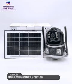Cámara de Seguridad con Papel Solar PTZ FCC-YM09
