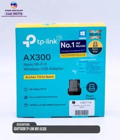 Adaptador TP-Link Wifi AX300