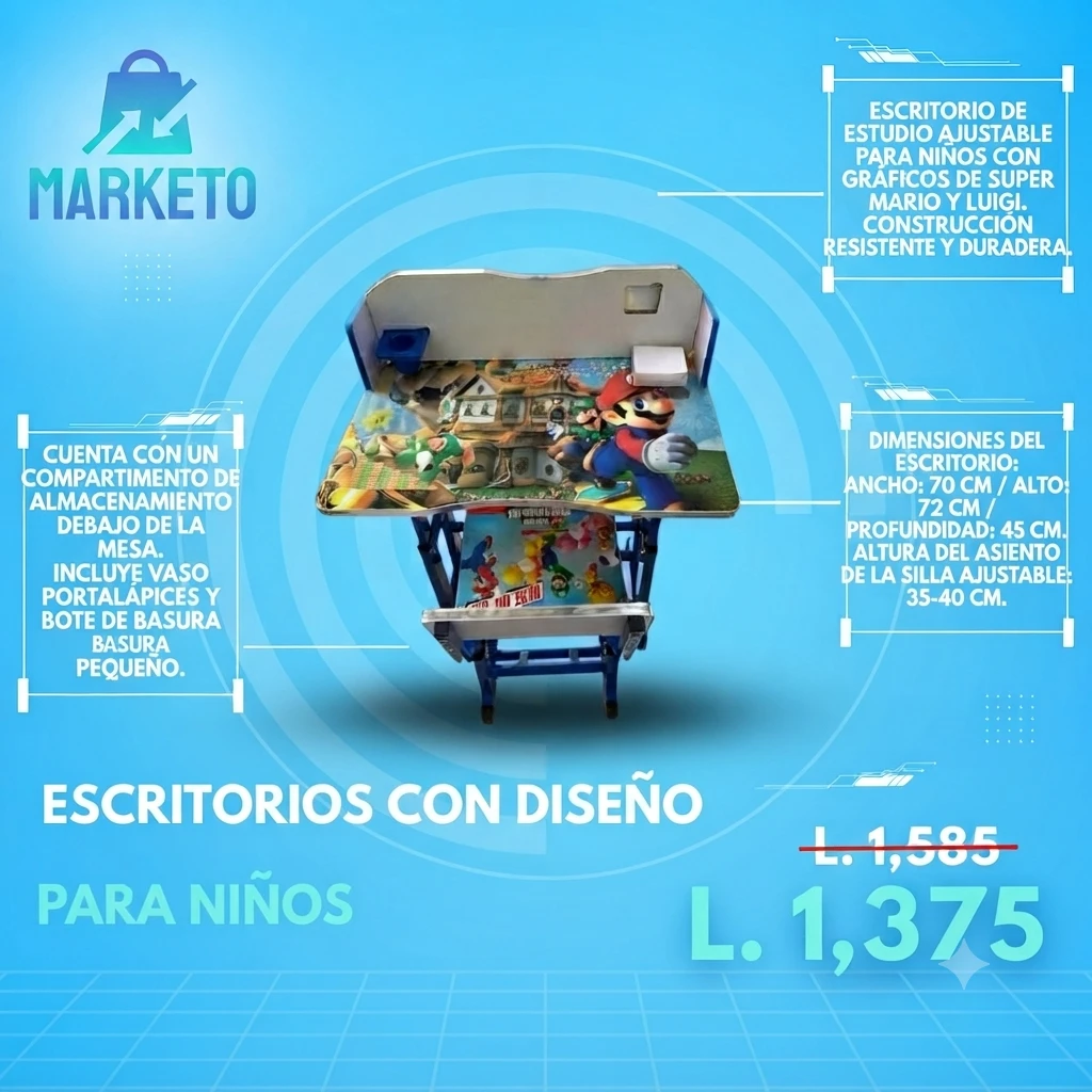 ESCRITORIO PARA NIÑO