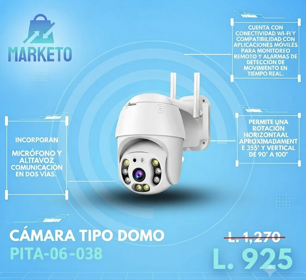 CÁMARA TIPO DOMO