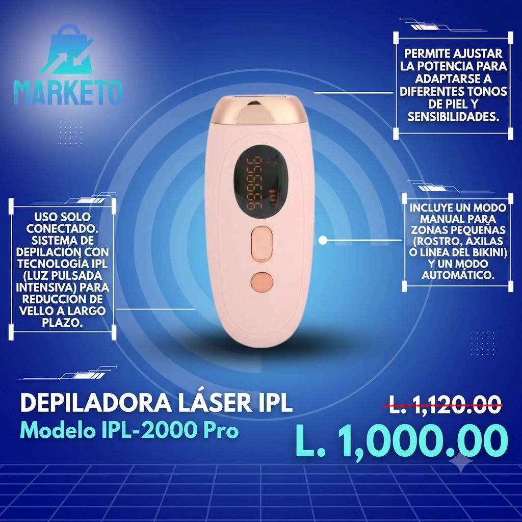 DEPILADORA LÁSER