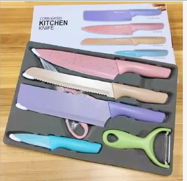 SET DE CUCHILLOS DE 6 PIEZAS