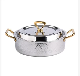 OLLA DE LUJO 5620 SILVER26*8.5CM