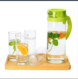 PITCHEL CON VASOS DE VIDRIO