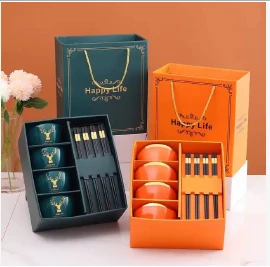 SET REGALO TAZAS Y PALILLOS COLORES