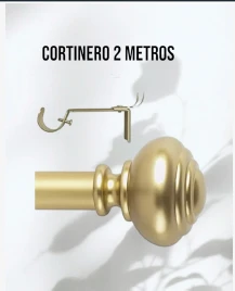 CORTINERO PELOTA DE HIERRO EXTENSIBLE 25/28MM, 1-2M