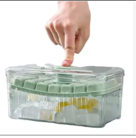 RECIÍENTE DE HIELO DE DOBLE NIVEL DE PLASTICO