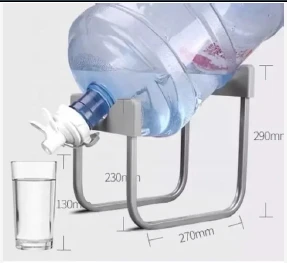 SOPORTE Y DISPENSADOR DE AGUA PARA BOTELLO CON ROSCA
