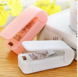 MINI SELLADOR DE BOLSAS PARA ALIMENTOS DE PLASTICO