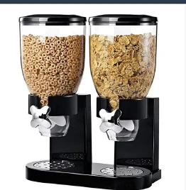 DISPENSADOR DE CEREALES CON VALVULA DE PLASTICO