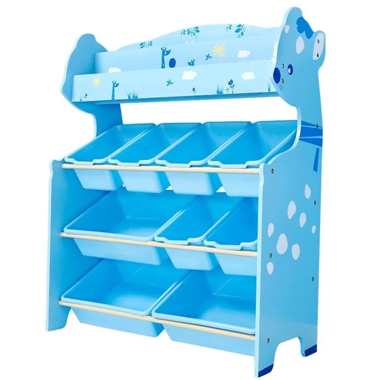 ORGANIZADOR FIGURA DE PATO DE 4 NIVELES COLOR AZUL