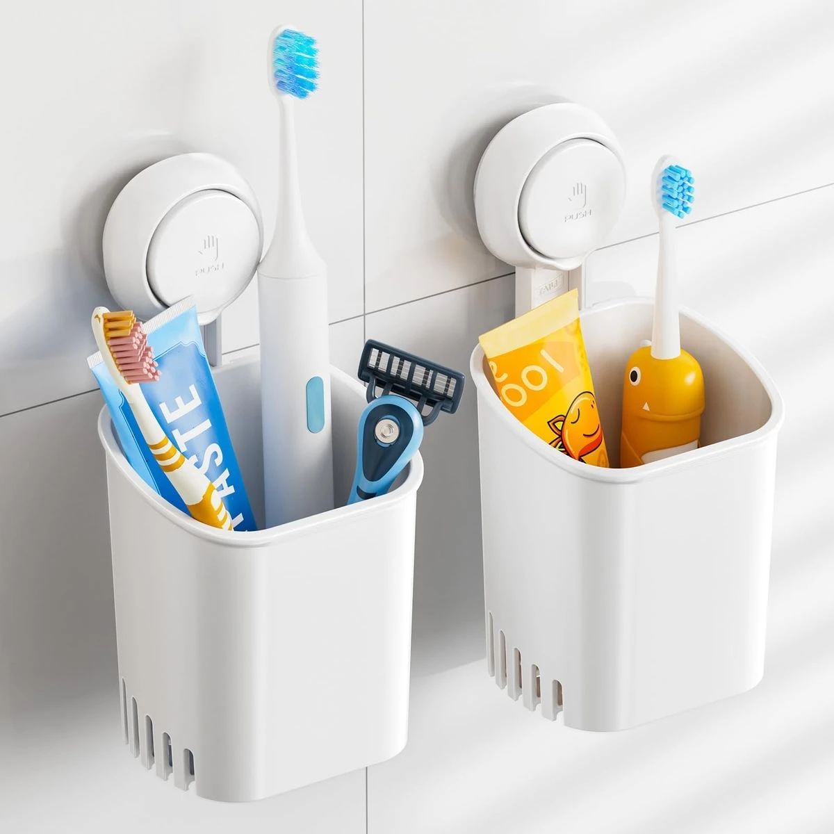 PORTACEPILLOS DE PLASTICO PARA PARED