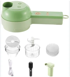 4 EN 1 CORTADOR DE VERDURAS ELÉCTRICO CON CEPILLO
