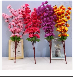 RAMOS DE FLORES DE PLASTICO VARIEDAD COLORES