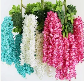 FLORES ARTIFICIALES COLGANTE EN RAMAS
