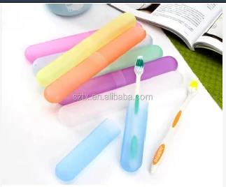 PORTACEPILLOS DE DIENTES DE VIAJE DE PLASTICO