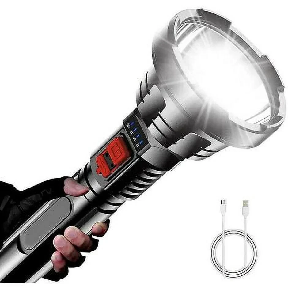 FOCO LED SUPERBRILLANTE DE 90000 LÚMENES RECARGABLE