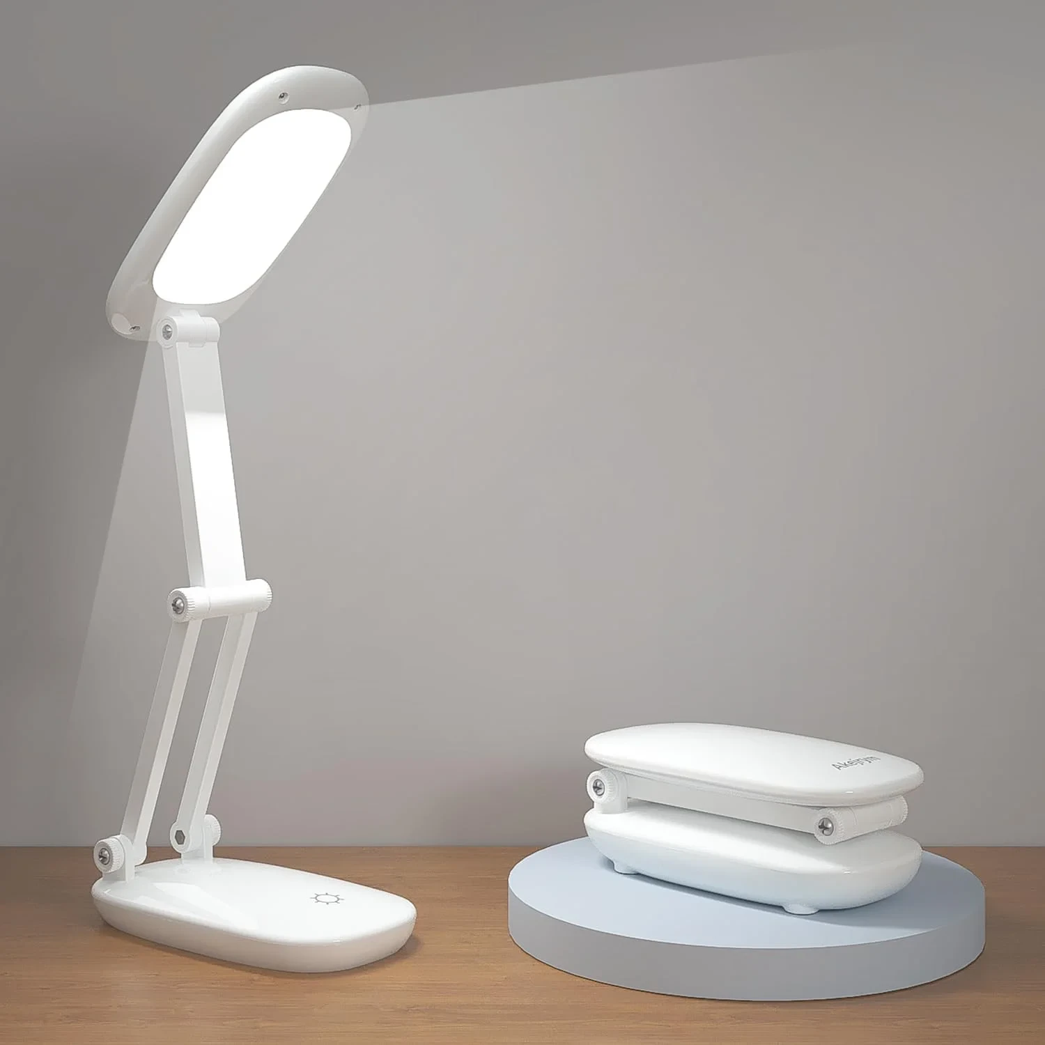 LÁMPARA DE MESA PORTÁTIL CON BATERÍA RECARGABLE Y LUZ LED