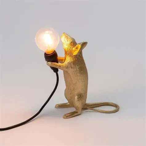 LAMPARA DE RATON CON LUZ LED