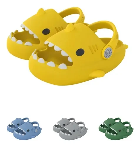 CHANCLETA PARA NIÑO Y NIÑA DE TIBURON SHARK