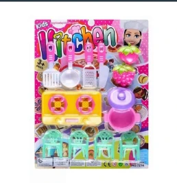 JUEGO DE COCINA KIDS KITCHEN CON SILLITAS