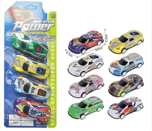 SET DE CARRITOS DE 4 PIEZAS HIGH SPEED POWER
