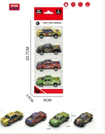 SET DE 4 CARROS ALLOY CAR