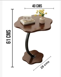 MESA DE MADERA Y METAL