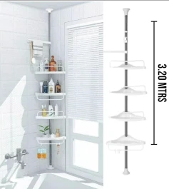 ORGANIZADOR VERTICAL PARA BAÑO DE ESQUINA
